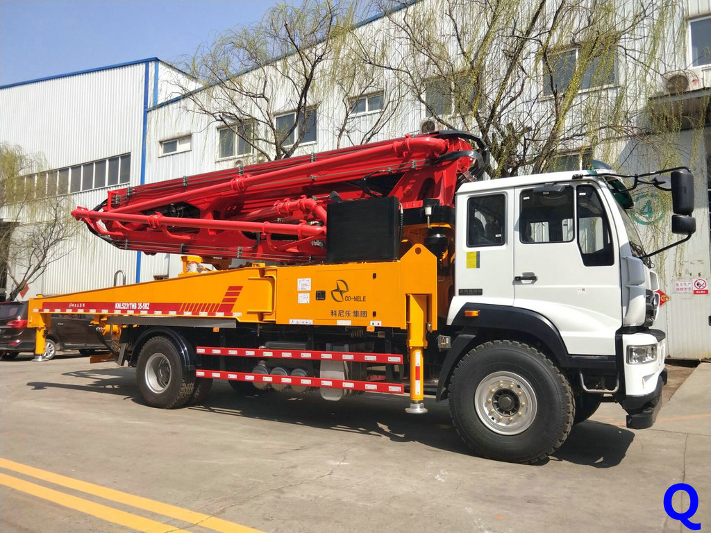 天泵，小型泵車，小型混凝土泵車