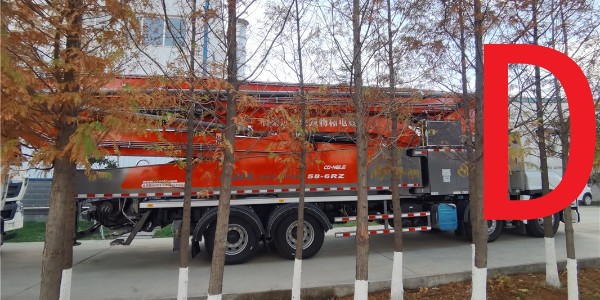泵車換油完畢，啟動自動泵送